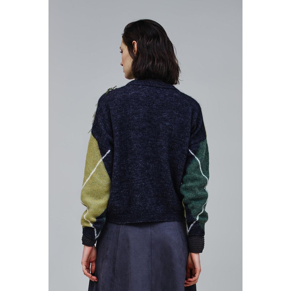 Nenette 42BB Macadamia pull bordeaux