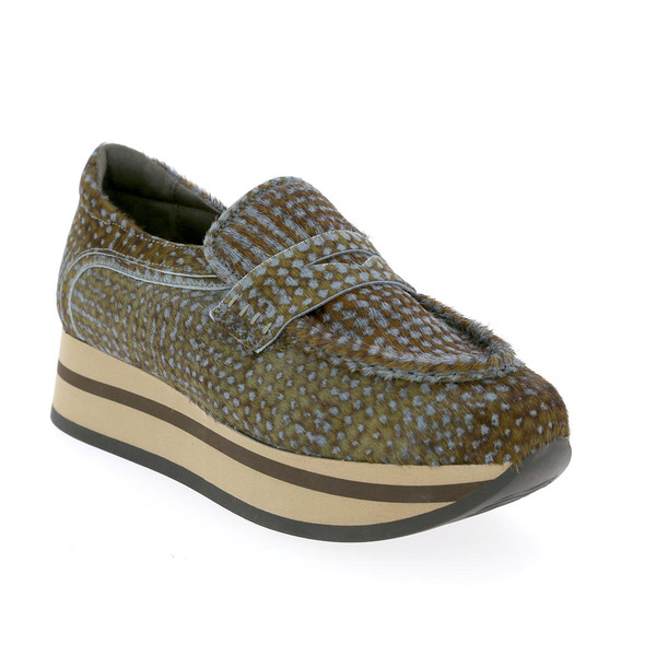 Softwaves dames loafers blauw 7.78.142