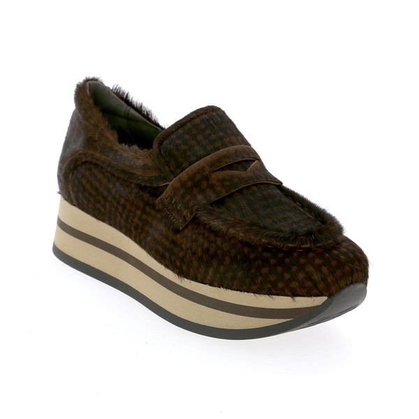 Softwaves dames loafers bruin 7.78.142