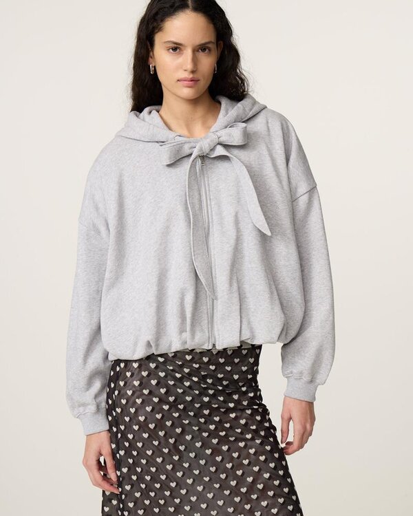 Fabienne Chapot Bubble Hoodie pull gris