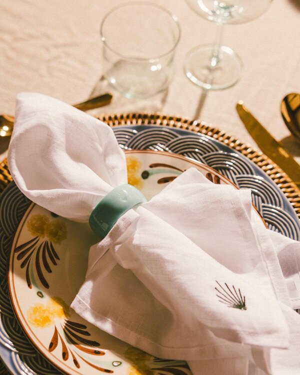 Paveau The Gathering Napkinring decoratie hemelsblauw