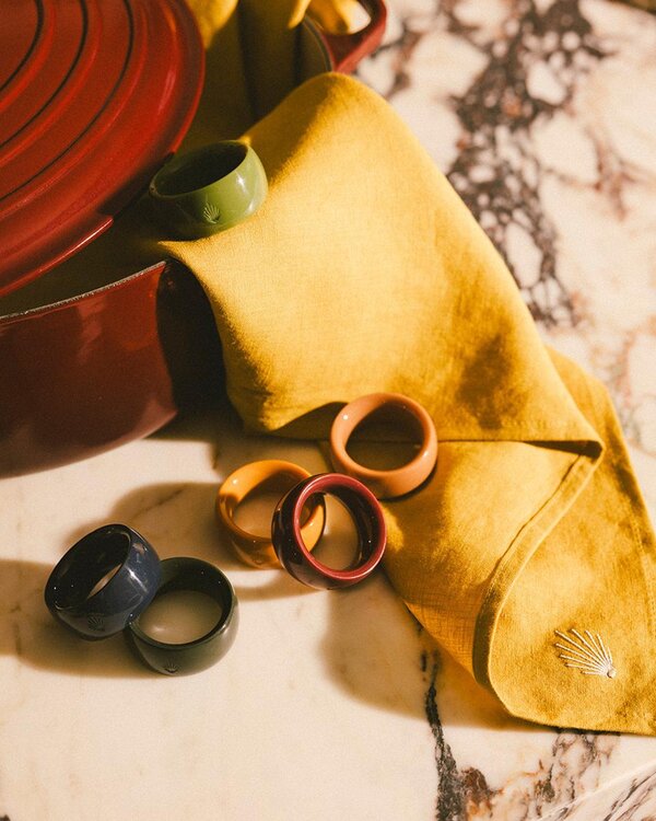 Paveau The Gathering Napkinring decoratie kaki