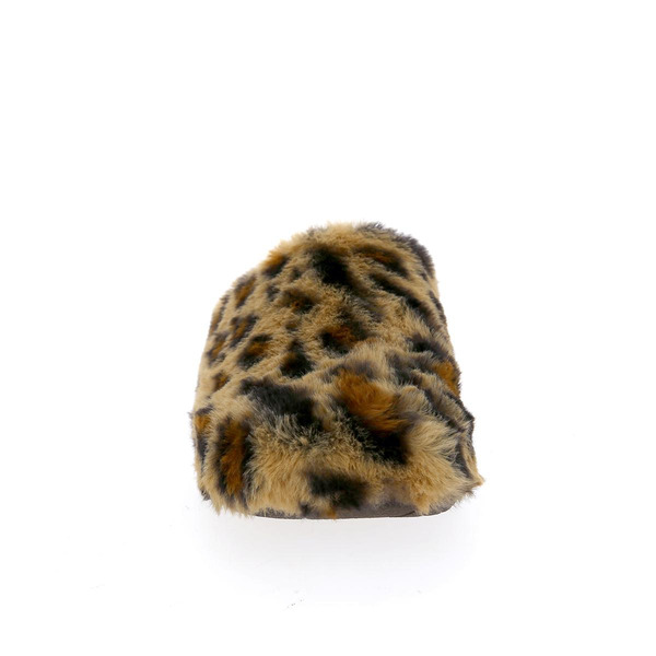 Cypres dames pantoffels luipaard 370562