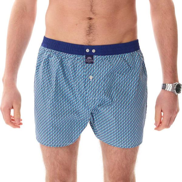 Mcalson Geometrische Print ondergoed hemelsblauw