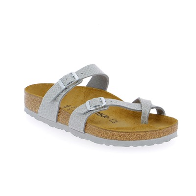 Birkenstock Muiltjes - slippers zilver