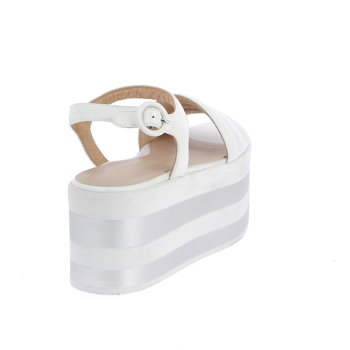 Three6five sandalen wit wit