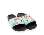 White Brand Muiltjes - slippers zwart