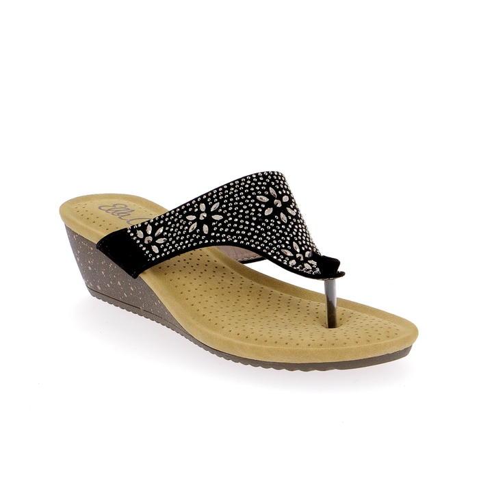 Cypres muiltjes - slippers zwart zwart
