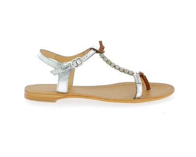 Sandales Tropezienne Argent 6713 Jean Delaere