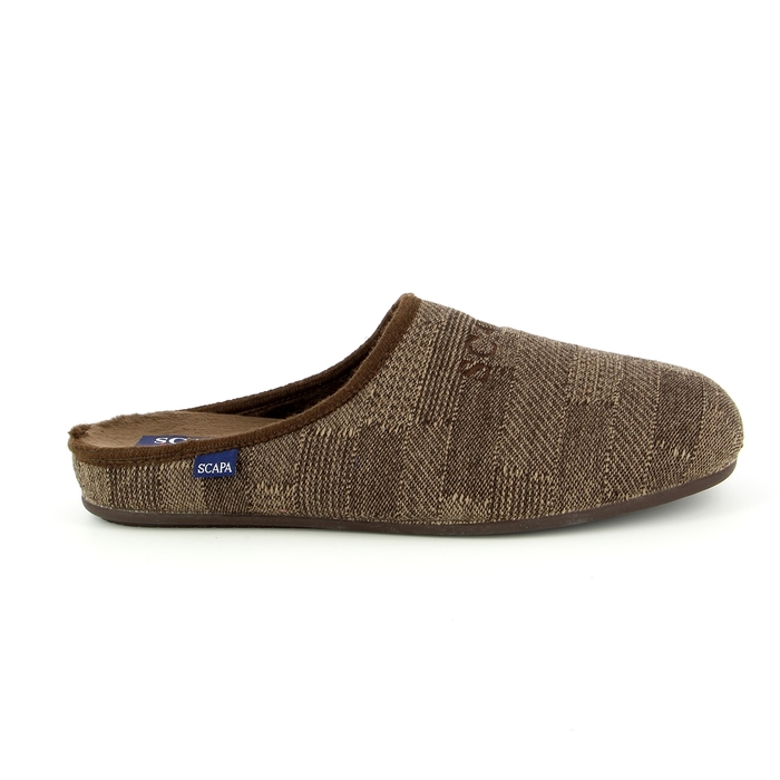 Scapa pantoffels bruin bruin