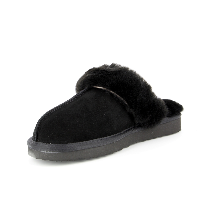 Cypres pantoffels zwart zwart