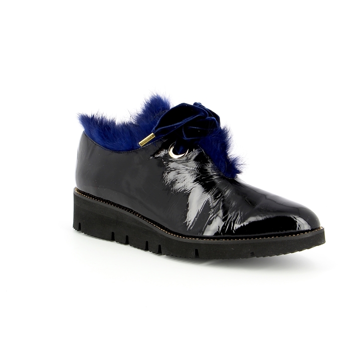 Delaere veterschoenen zwart zwart