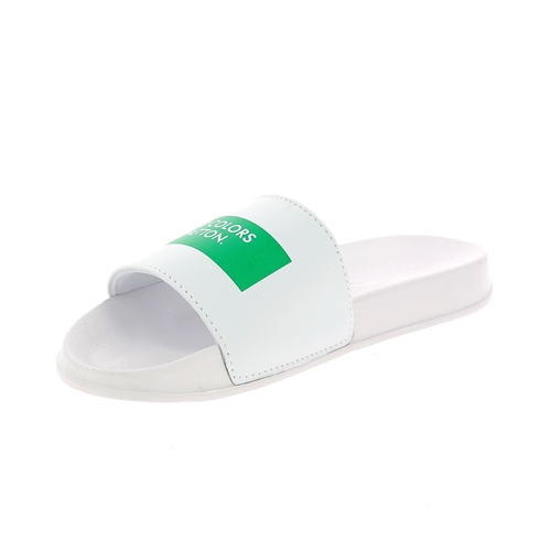 Benetton Muiltjes - slippers wit