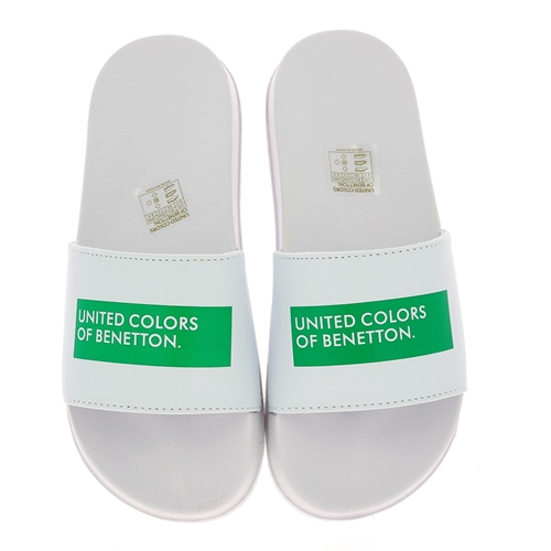 Benetton Muiltjes - slippers wit