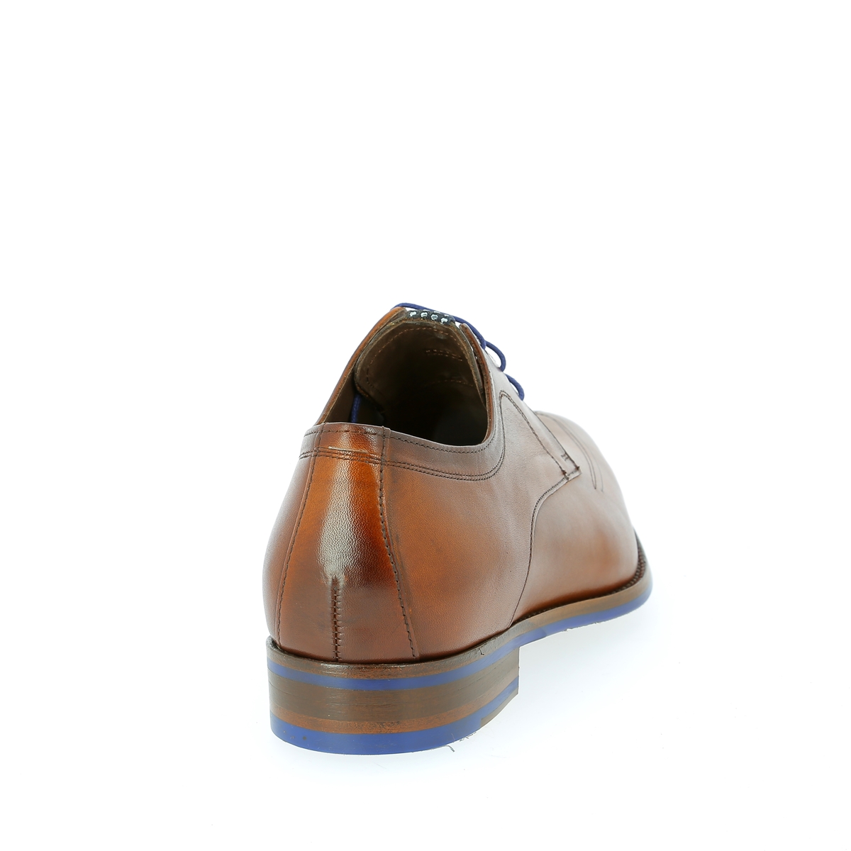 Floris Van Bommel Veterschoenen cognac