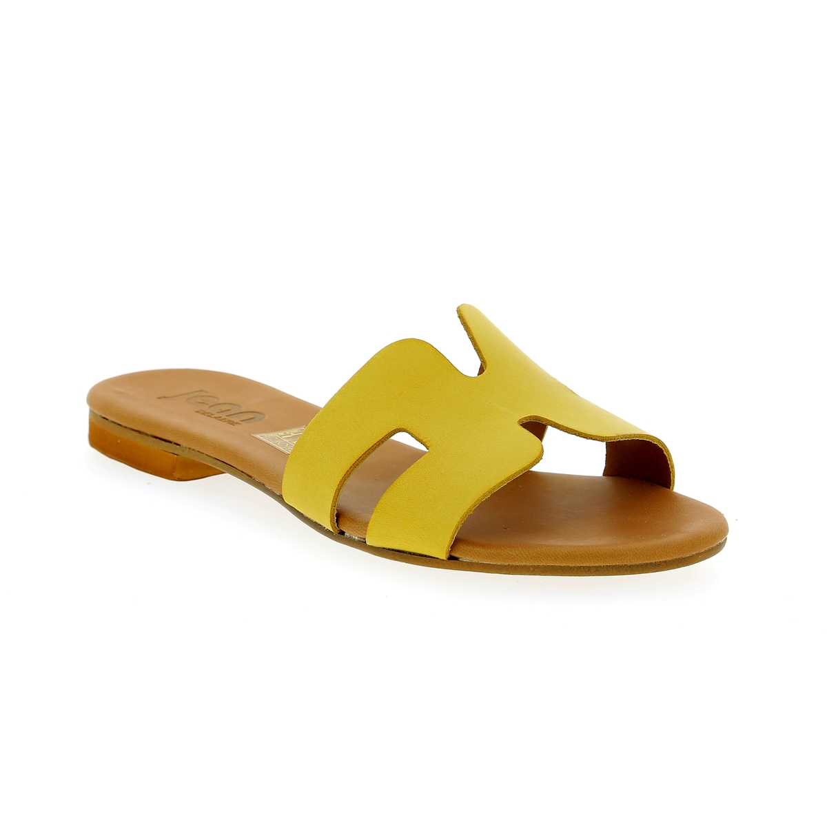 Delaere Muiltjes - slippers geel