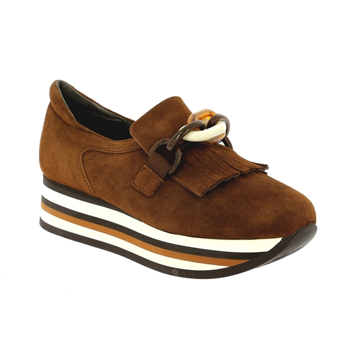 Softwaves Instappers - instapschoenen cognac