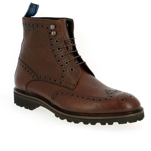 Floris Van Bommel Bottines cognac