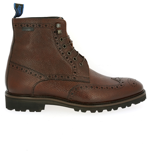 Floris Van Bommel Bottines cognac