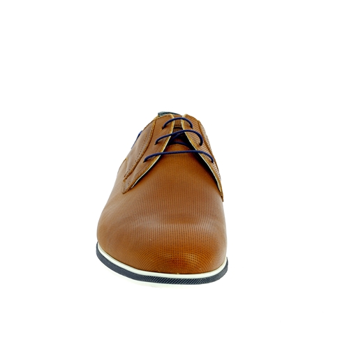 Floris Van Bommel Veterschoenen cognac