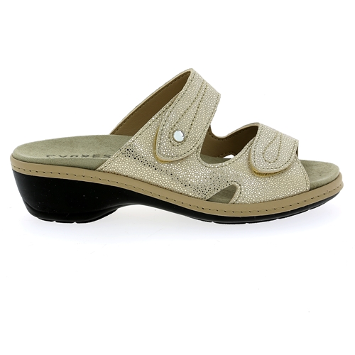 Cypres Muiltjes - slippers beige