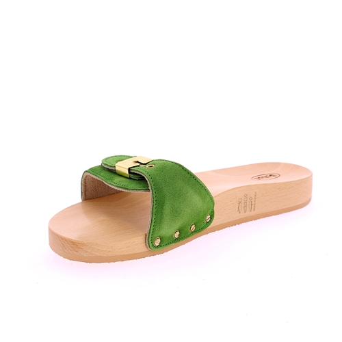 Scholl Muiltjes - slippers groen