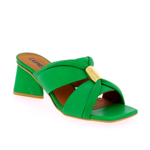Carmens Muiltjes - slippers groen