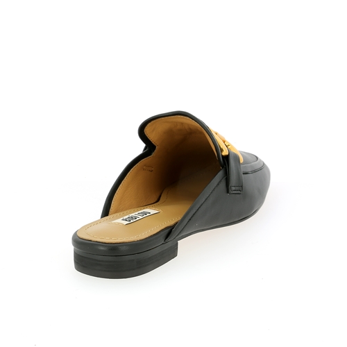Bibilou Muiltjes - slippers zwart
