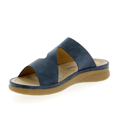 Ella Cruz Muiltjes - slippers blauw