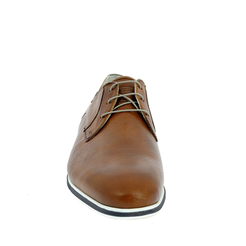 Floris Van Bommel Veterschoenen cognac