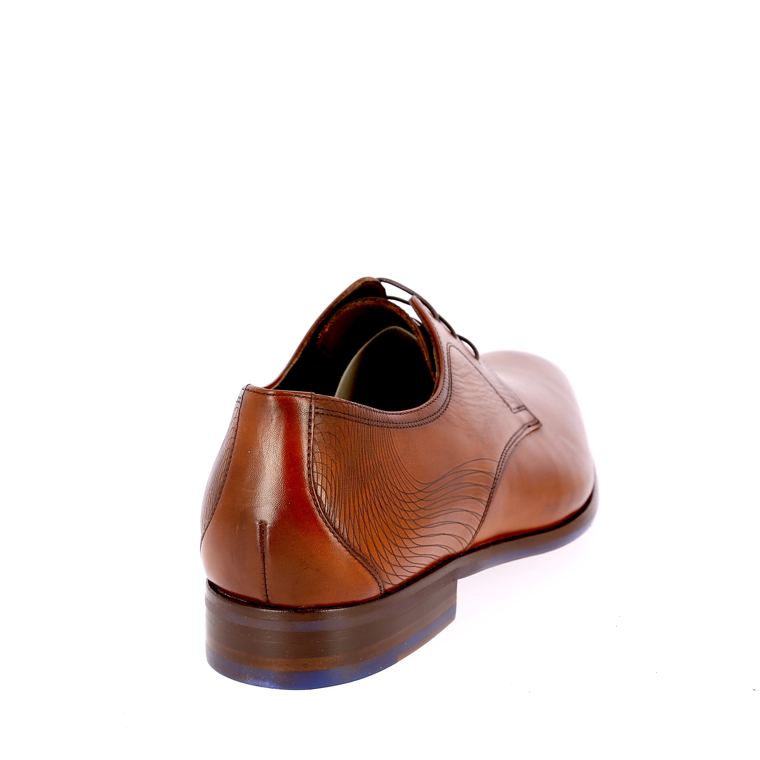 Floris Van Bommel Veterschoenen cognac