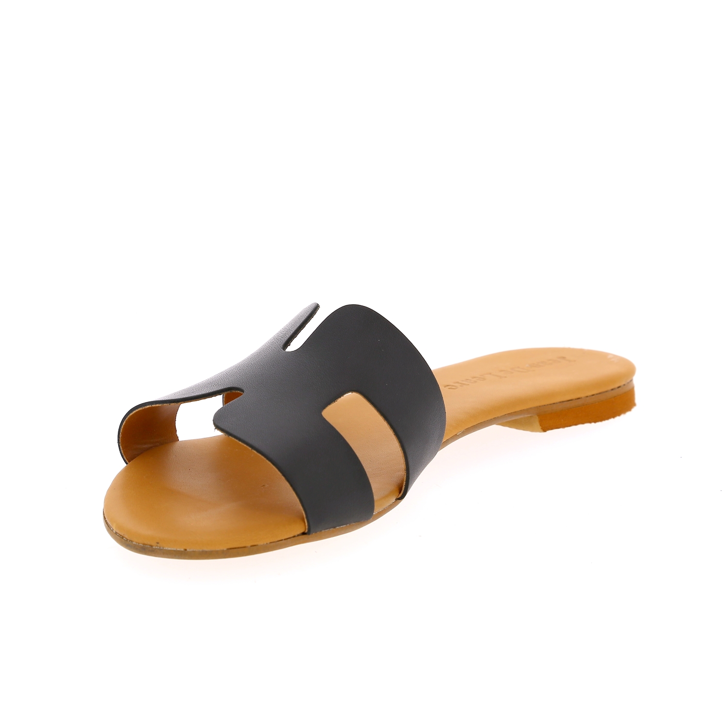 Muiltjes - slippers Delaere zwart