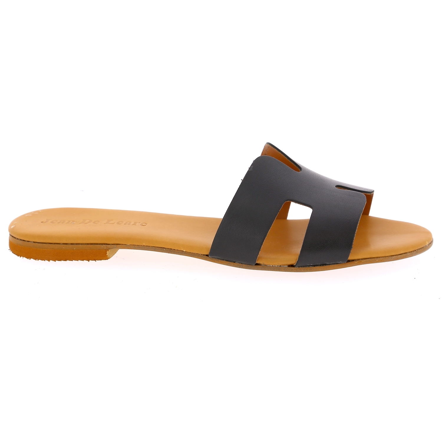 Delaere Muiltjes - slippers zwart