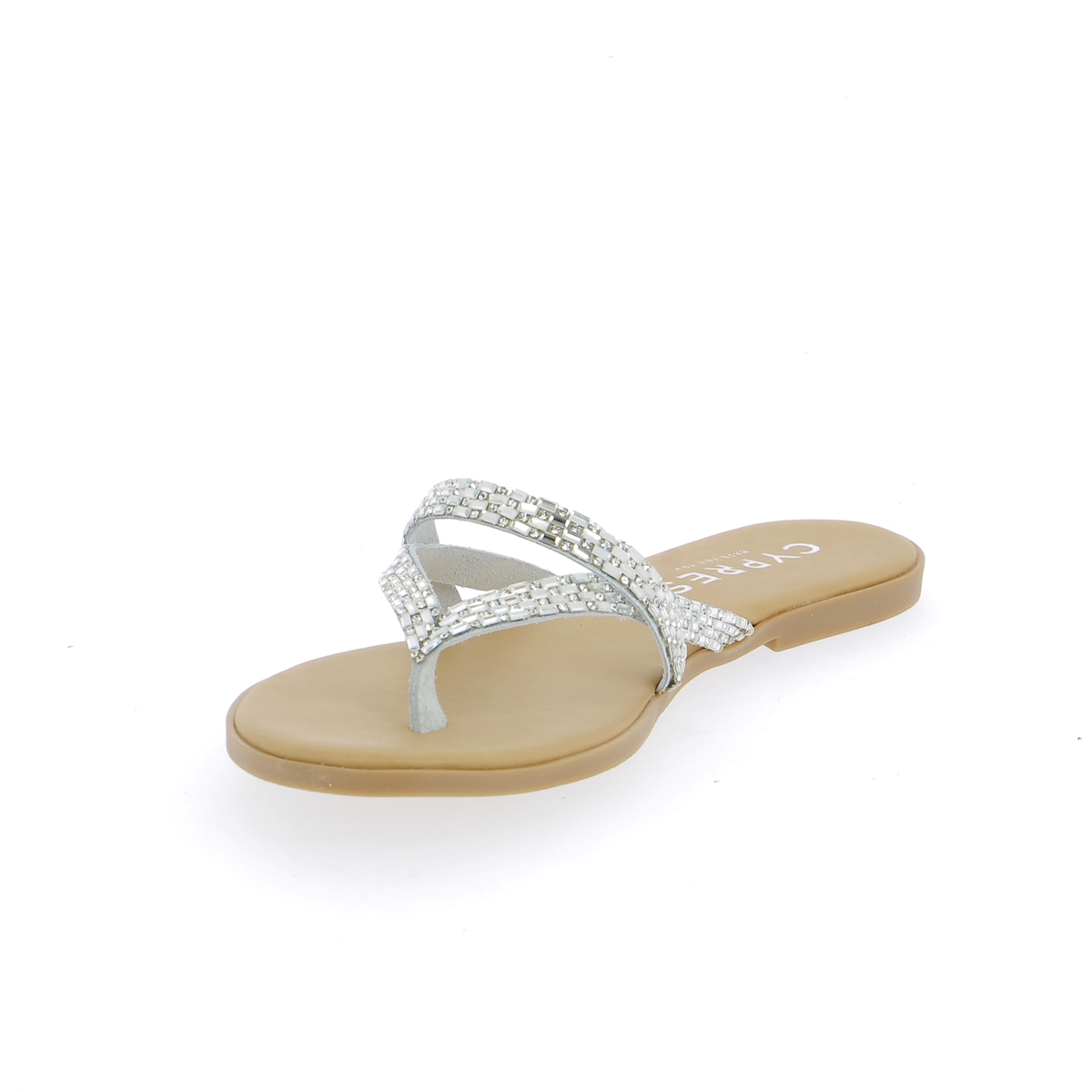 Cypres Muiltjes - slippers zilver
