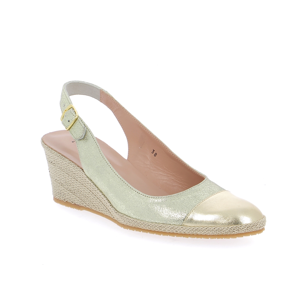 La Badia Espadrillen platinum