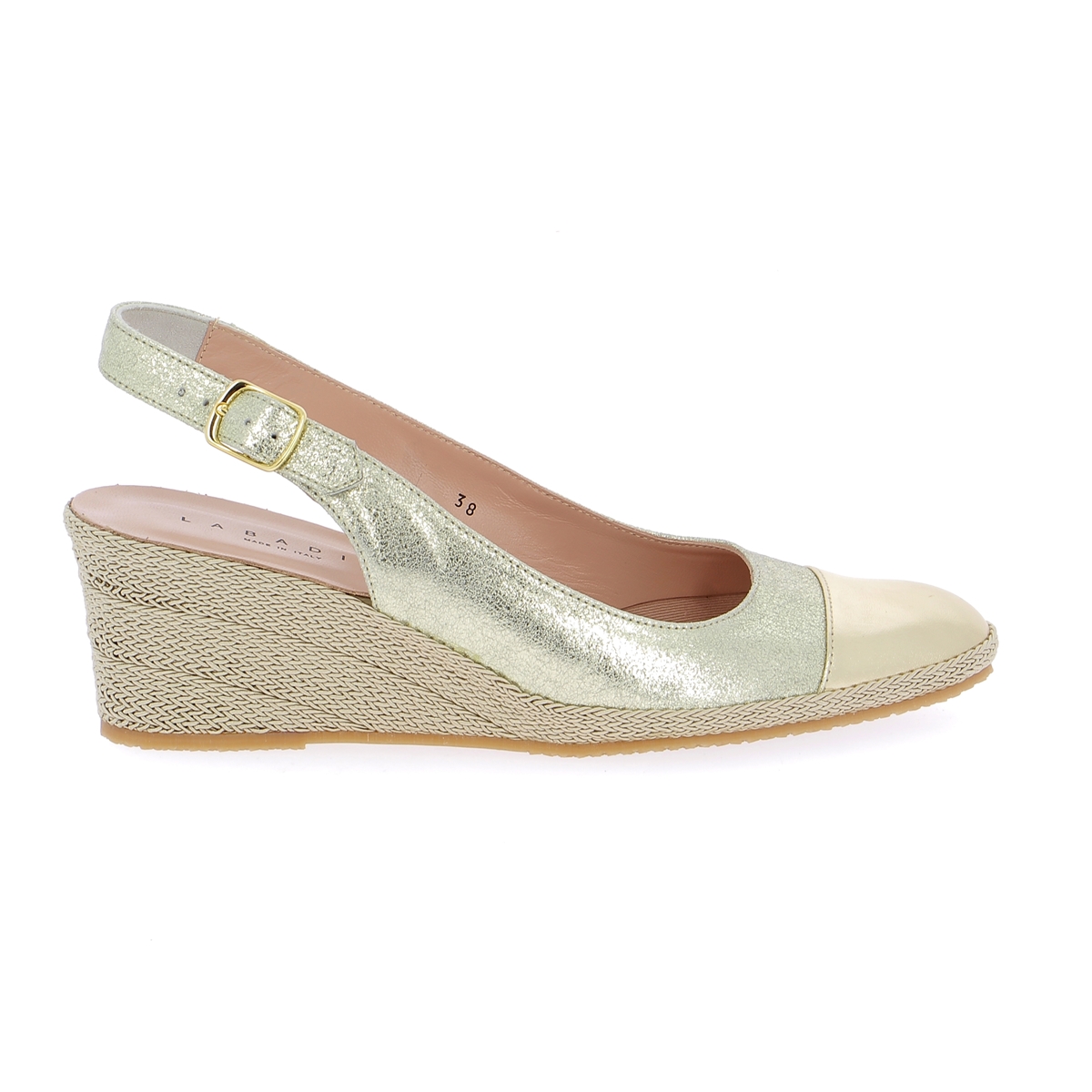 La Badia Espadrillen platinum