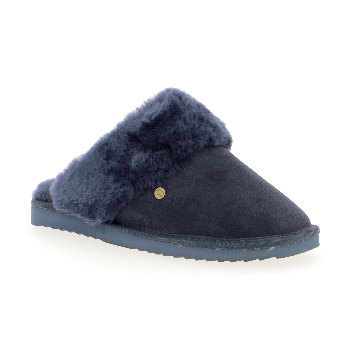 Warmbat Pantoffels blauw